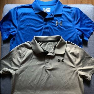 SOLD: Boys Under Armour Collared Dri-fit Moisture Wicking Shirts & Hoodie